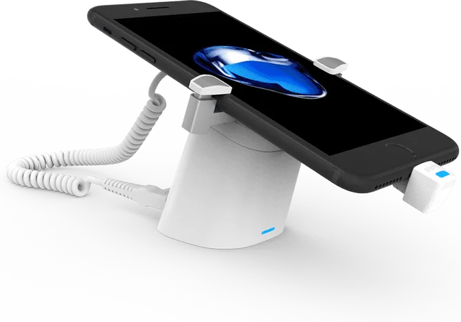 Imagem de um Cadeado Eletrônico BOX705 protegendo um smartphone