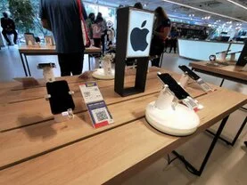 Alarmes antifurto para proteção de smartphones Apple em displays diferenciados